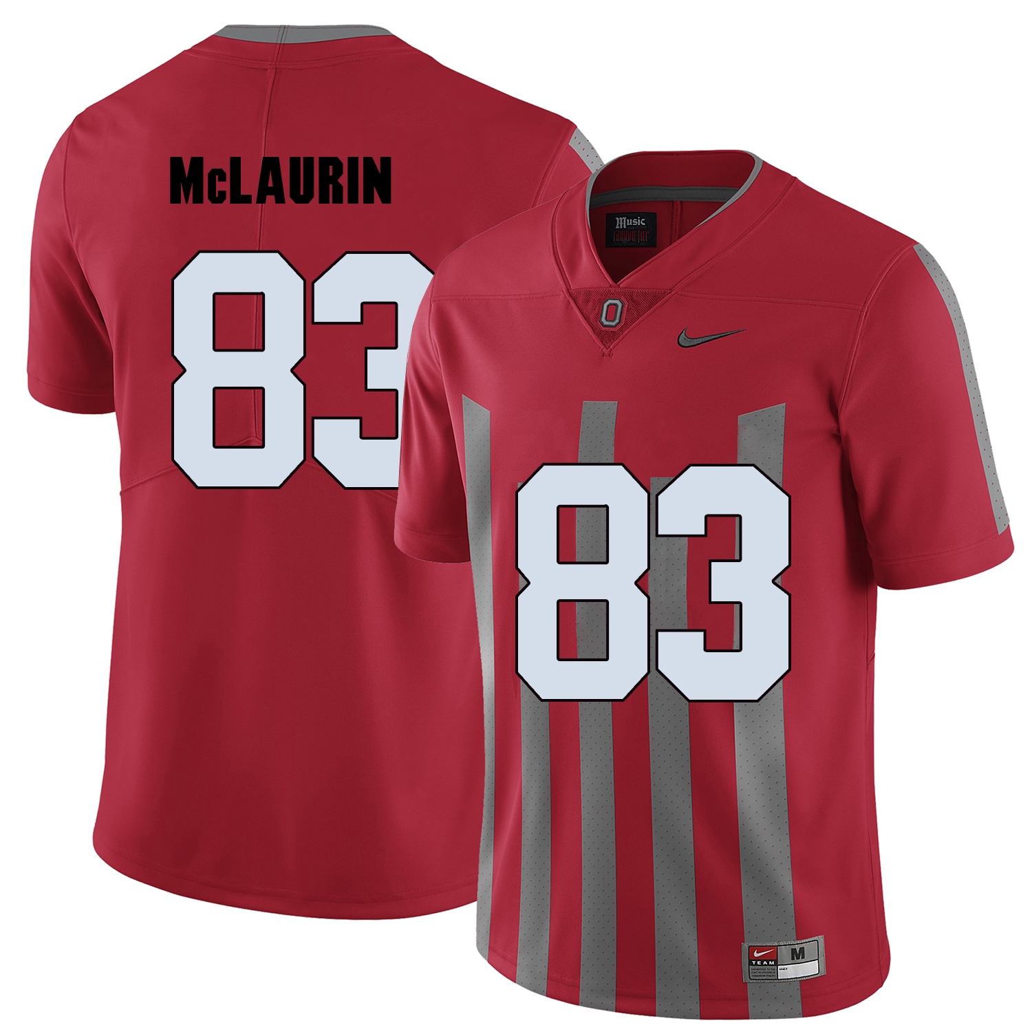 Ohio State Buckeyes Men's NCAA Terry McLaurin #83 Red Elite College Football Jersey TON7849SW
